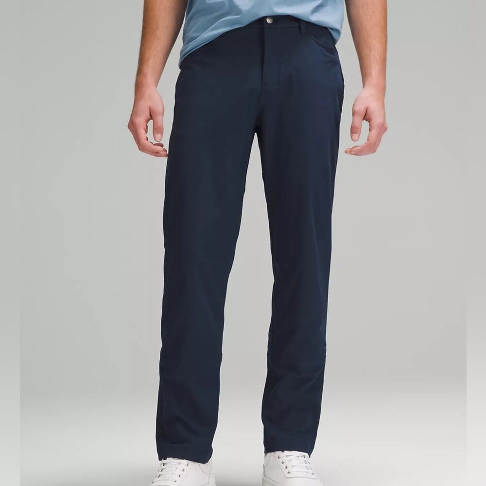 Lululemon ABC Classic-Fit Pants Mens Size 36X29 Navy LM5AO1S